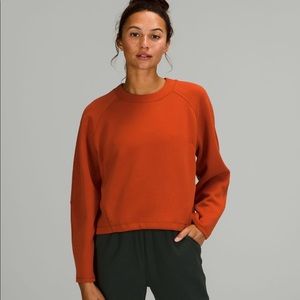 Lululemon Airwrap Crew Cropped Sweatshirt